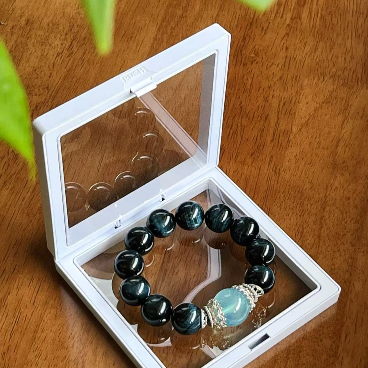 Premium - Blue Obsidian & Aquamarine (X08)