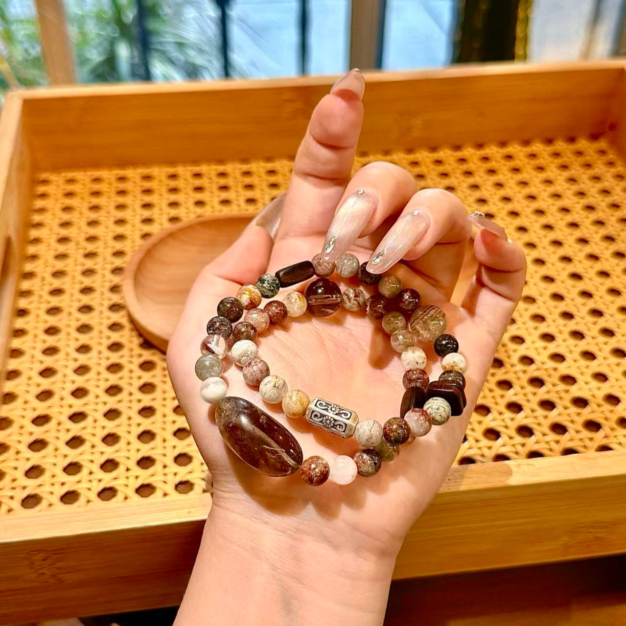 Double Wrap - Phantom Smoky Quartz (GCU03)