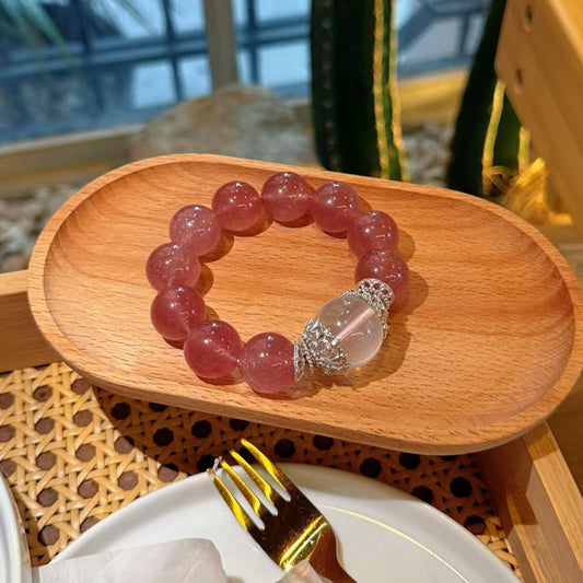 Premium - Strawberry Quartz & White Quartz (X11)