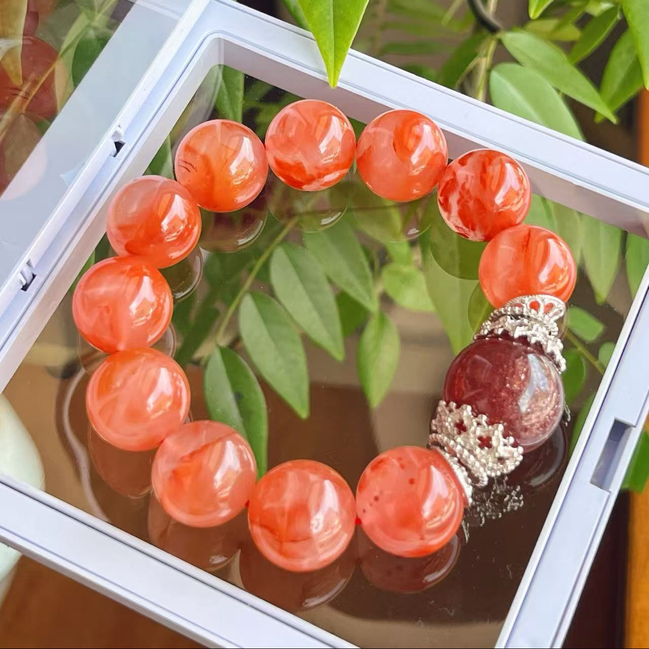 Premium - Red Rutilated Quartz & Strawberry Quartz (X19)
