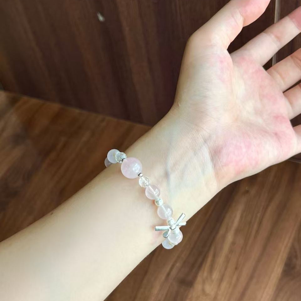 Rose Quartz & Green Phantom & Shell Pearl & Clear Quartz (BAC827)