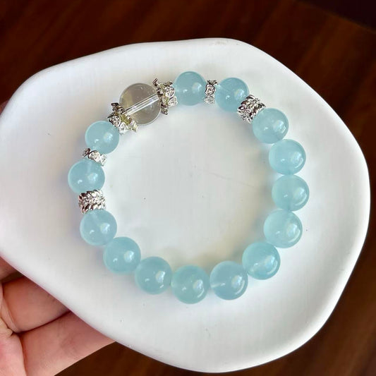 Aquamarine & White Quartz (BAC894)