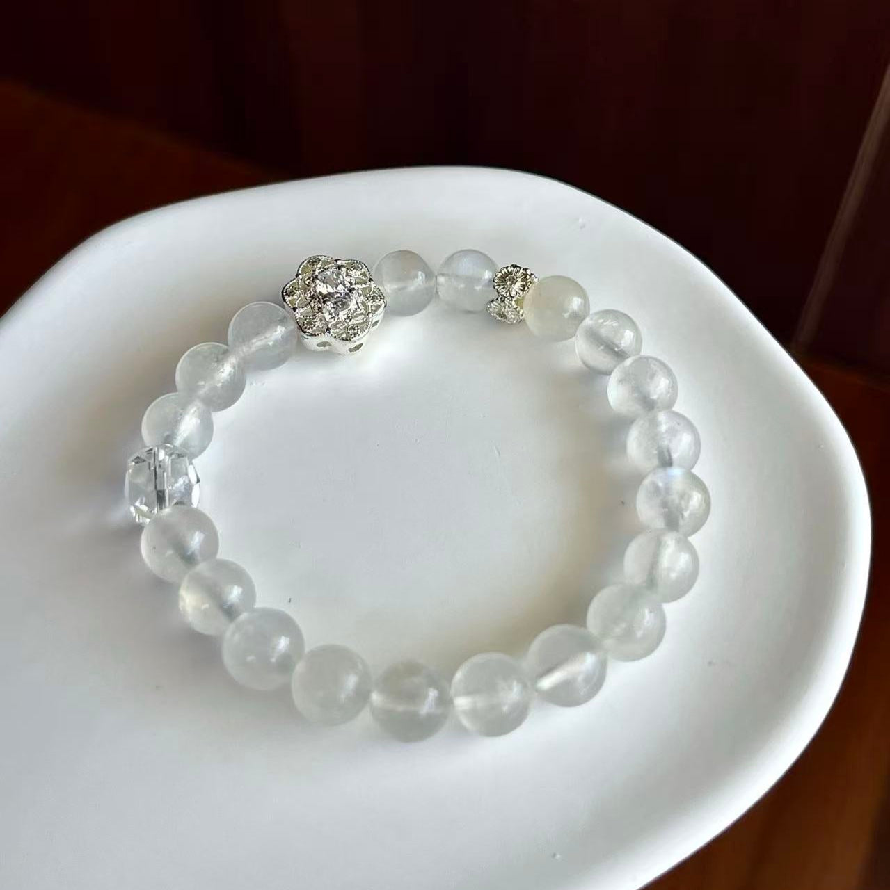 Celest Blue & White Quartz (CJ08)