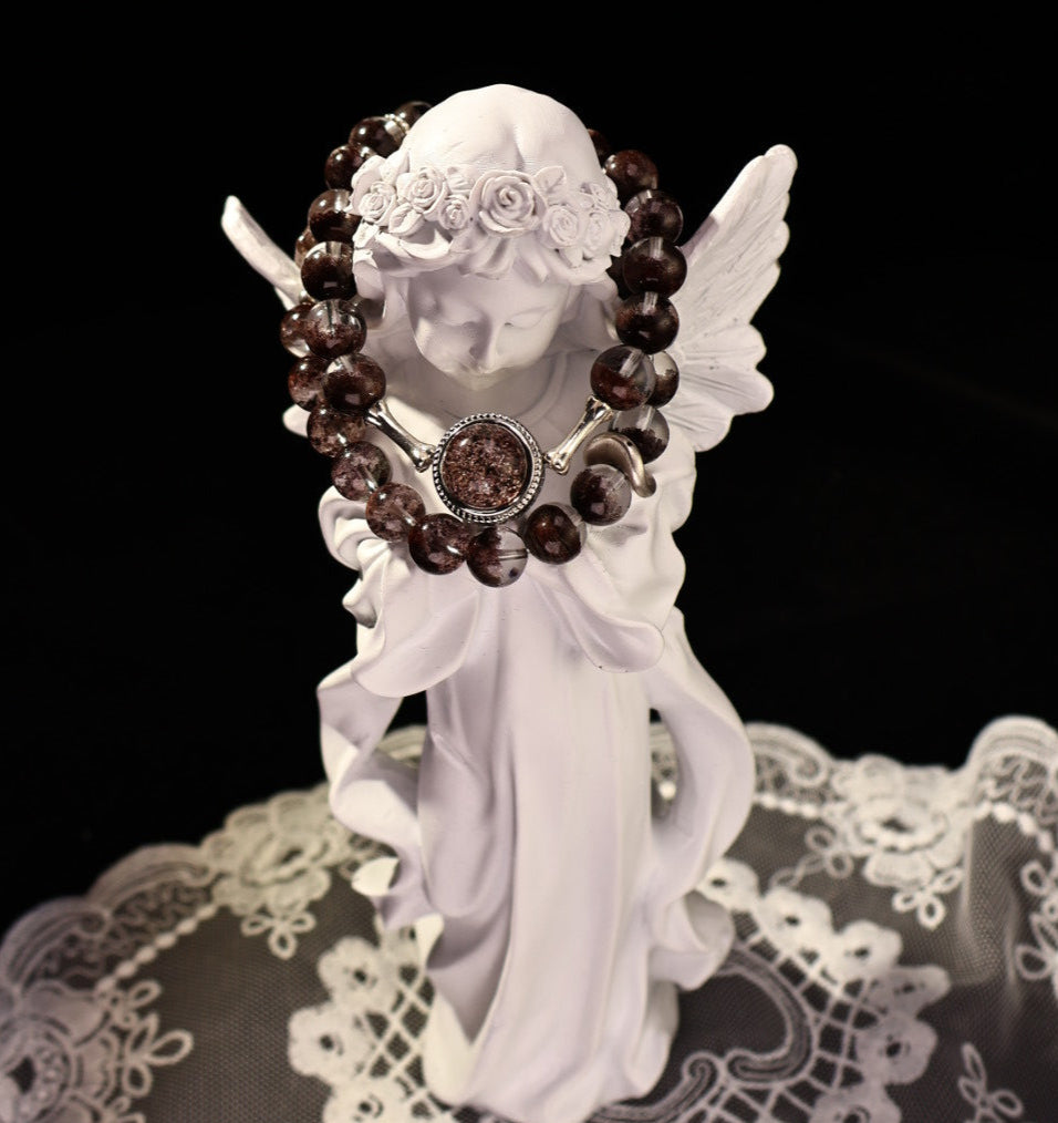Half-Domed Red Phantom with Solid Sterling Silver (GCU06)