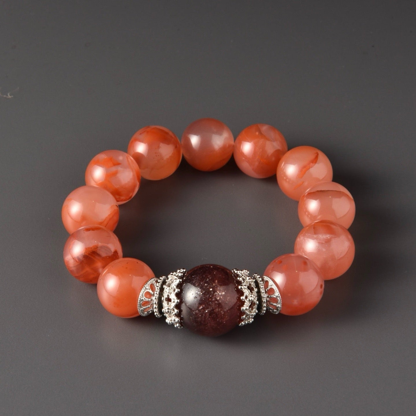 Premium - Red Rutilated Quartz & Strawberry Quartz (X19)