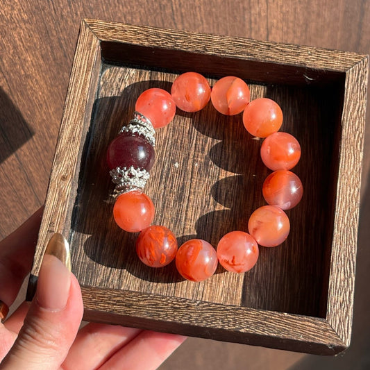 Premium - Red Rutilated Quartz & Strawberry Quartz (X19)