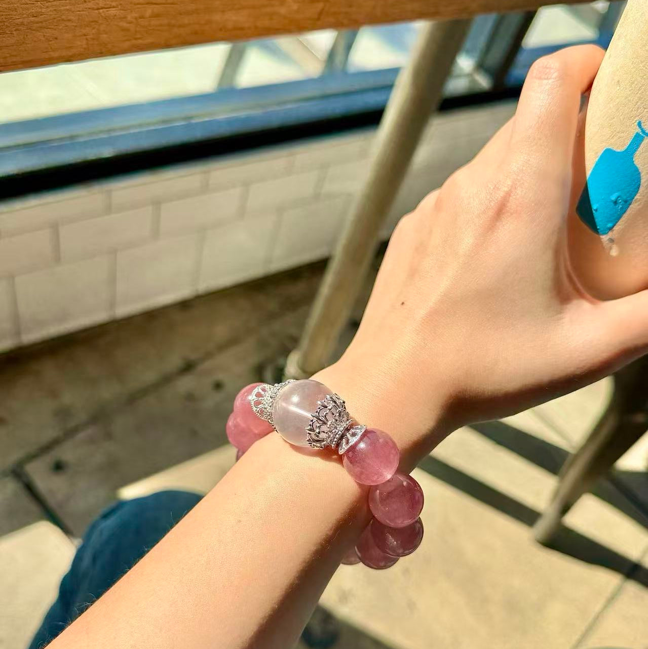 Premium - Strawberry Quartz & White Quartz (X11)