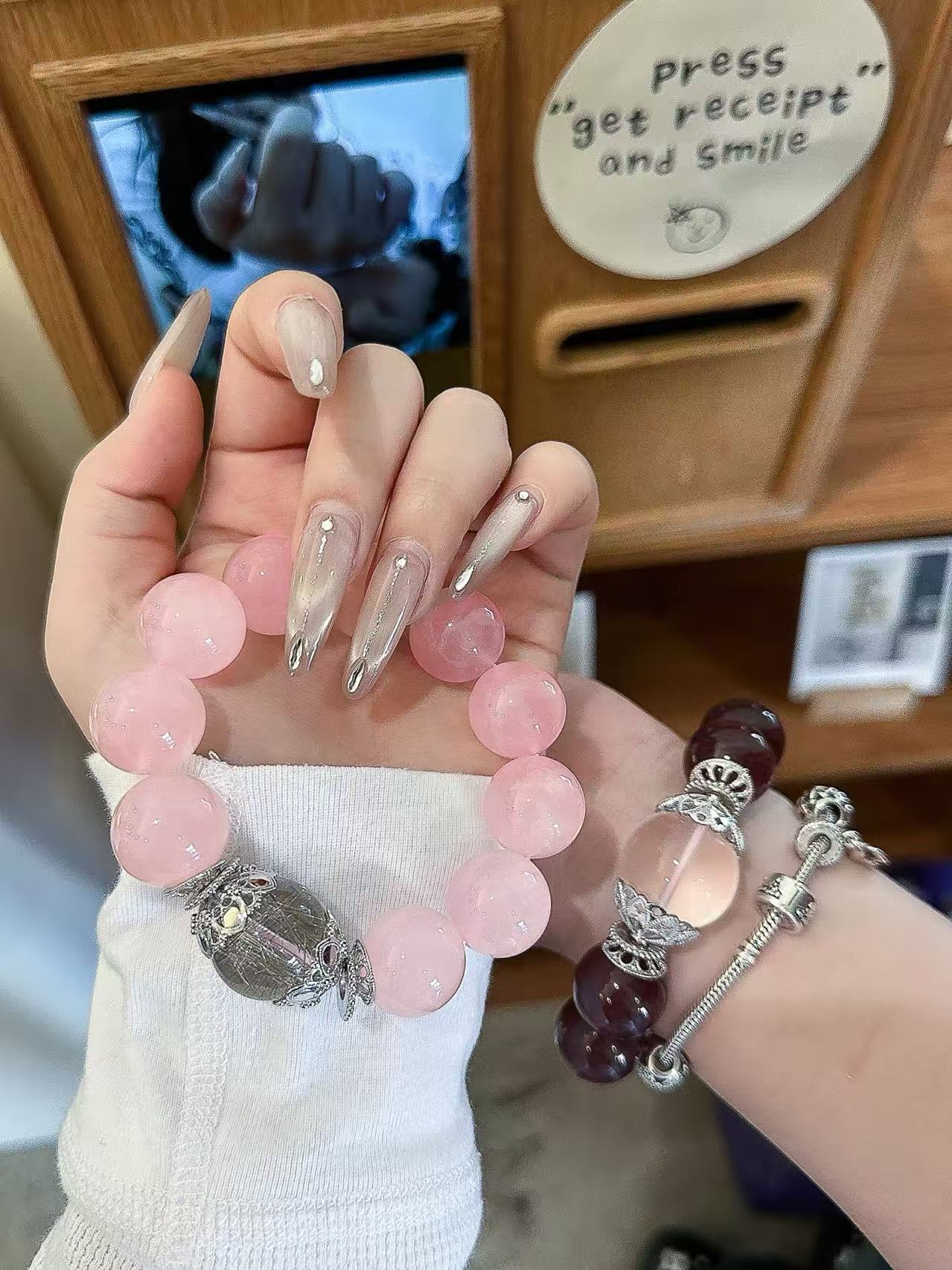 Premium - Rose Quartz & Cross-Star Rutile Quartz (X09)