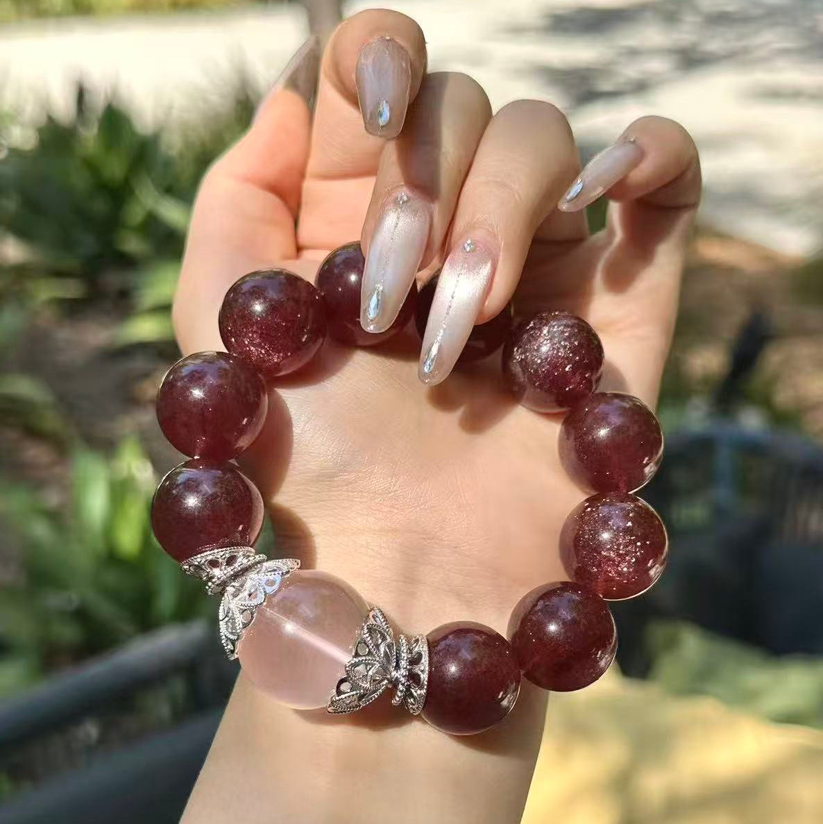 Premium - Cherry Strawberry Quartz & Star Rose Quartz (X12)